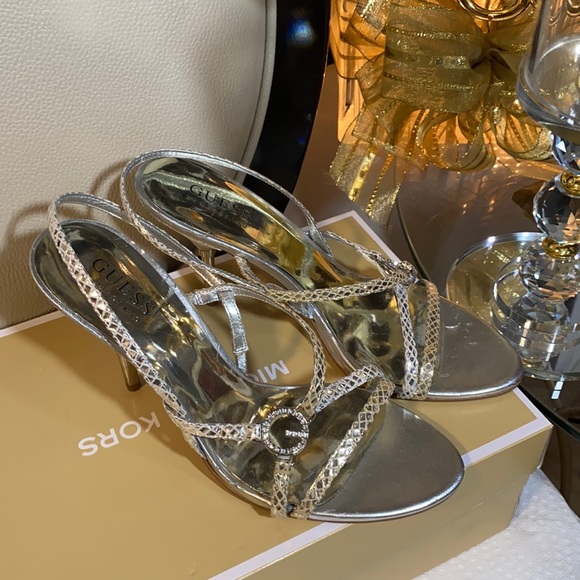 Guess High Heel Sandals Tried on not Used - Picture 2 of 7